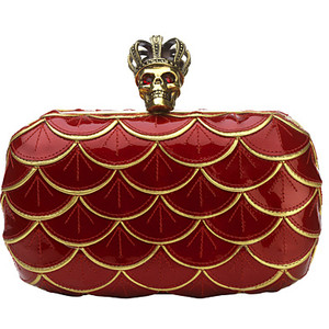 alexander-mcqueen-red-and-gold-fish-scale-clutch-handbag